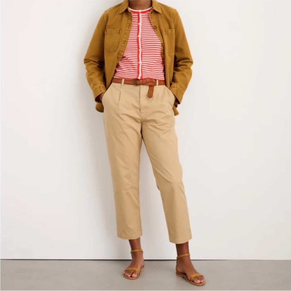 Alex Mill Cotton Twill Boy Pants Chino Size 4 khaki NWOT